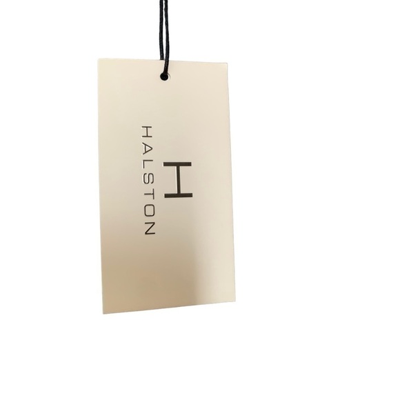 NWT Halston blue open Sweater Cardigan Size medium new with tag hang ove… - Picture 4 of 5